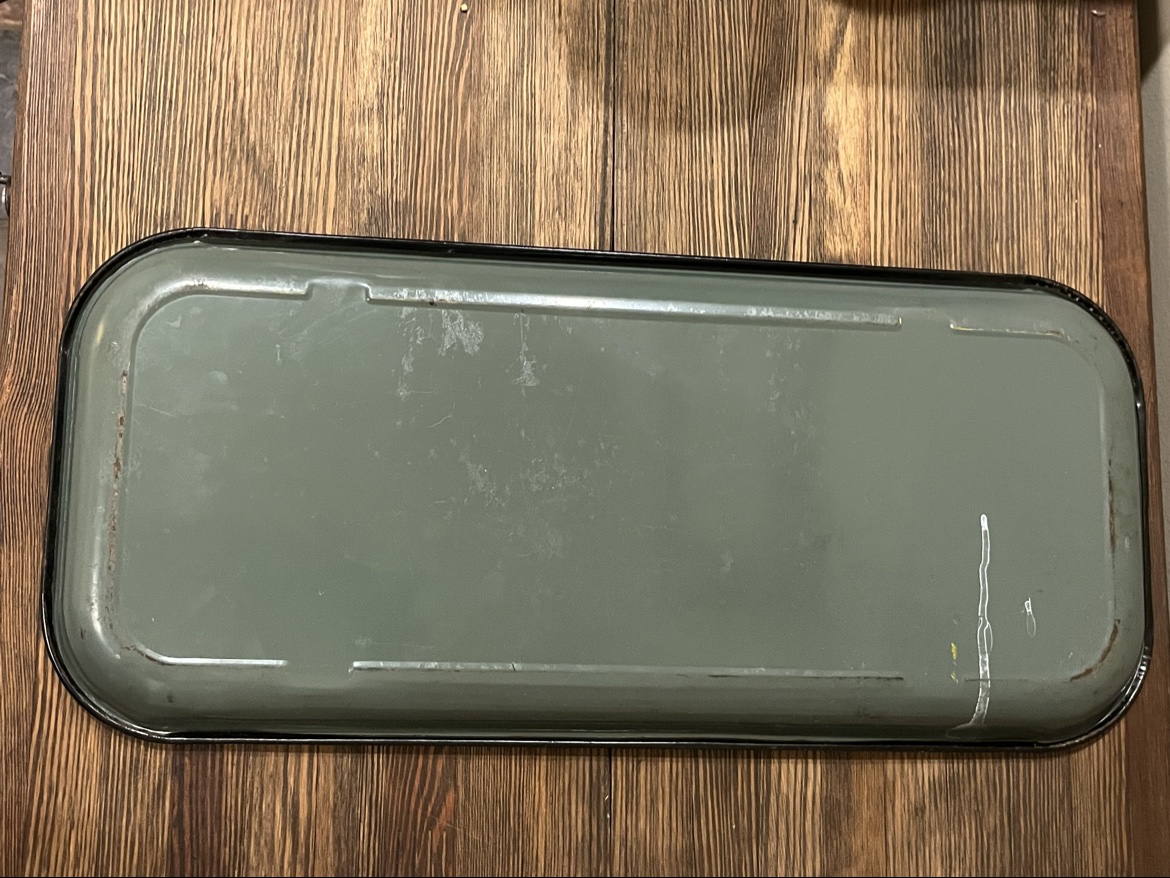 Back of the 1970s Coca Cola advertising tray